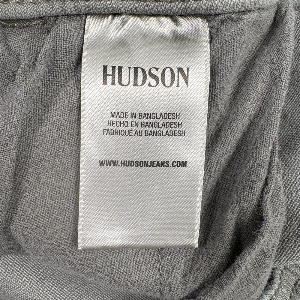 HUDSON Jogger Pants Men's Size Large Army Green Drawstring Stretch Relaxed Fit - Picture 4 of 10